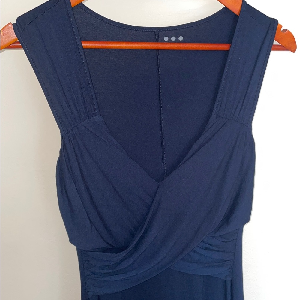 Thee Dots Navy Jersey Dress